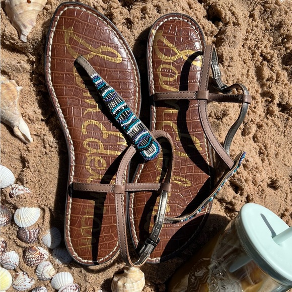 ✨Host Pick✨Sam Edelman GRACE Thong Sandals size 8 EUC - Picture 1 of 12